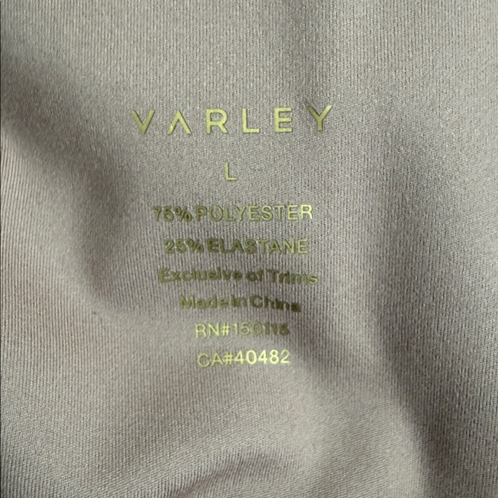 Varley FreeSoft High Rise Leggings 25” Taupe L NWT - Picture 11 of 12